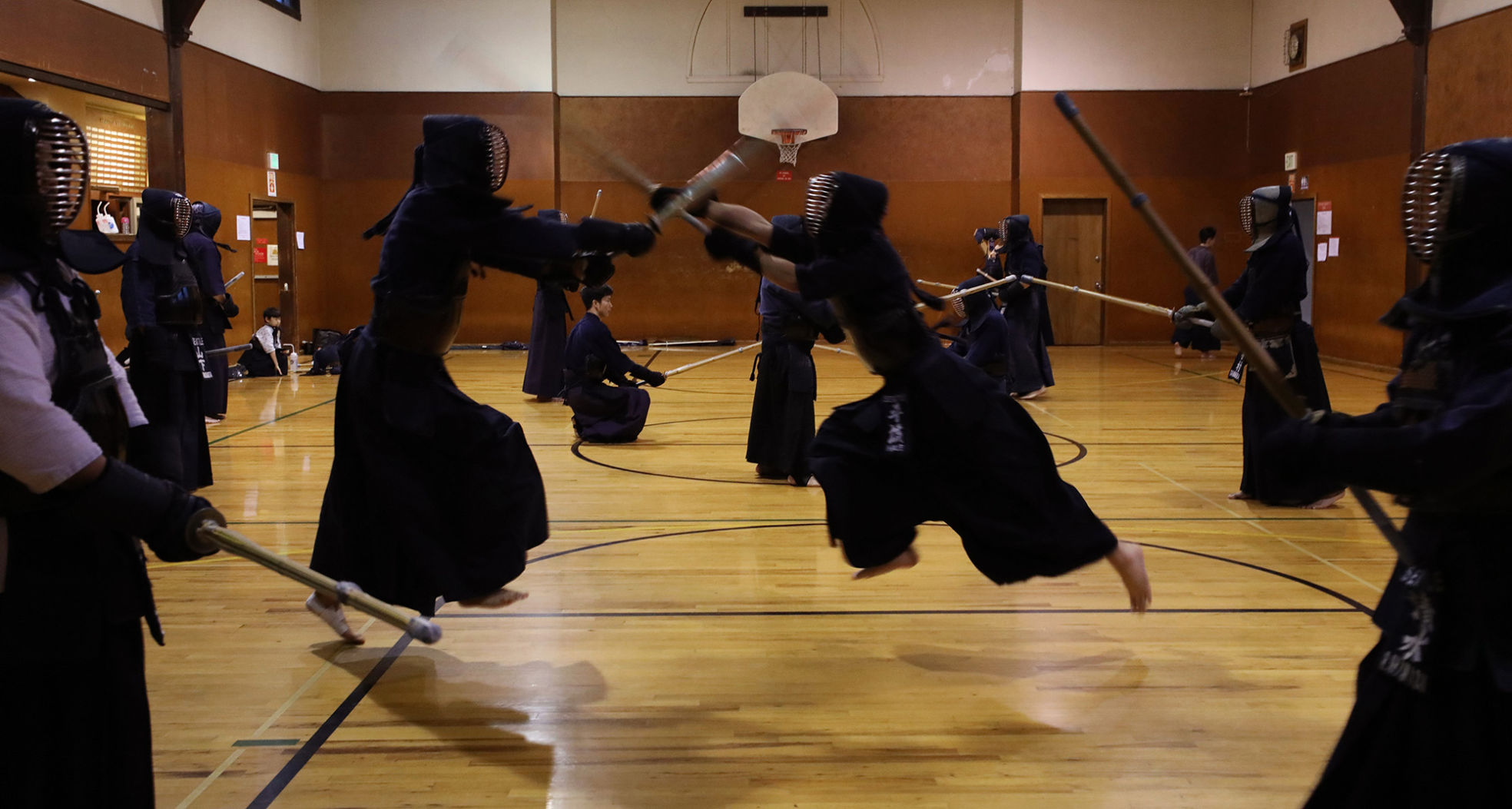 Kendo students